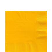 Yellow Paper Lunch Napkins, 6.5in, 100ct